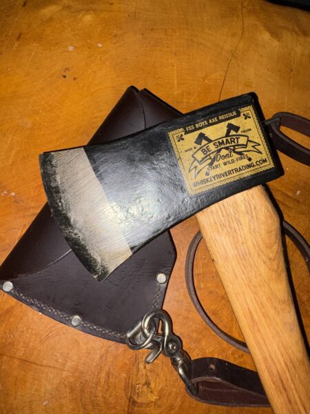 Council Tool Forest Service reissue 2020 Original Paper Label, Deluxe leather sheath w/Shoulder Strap