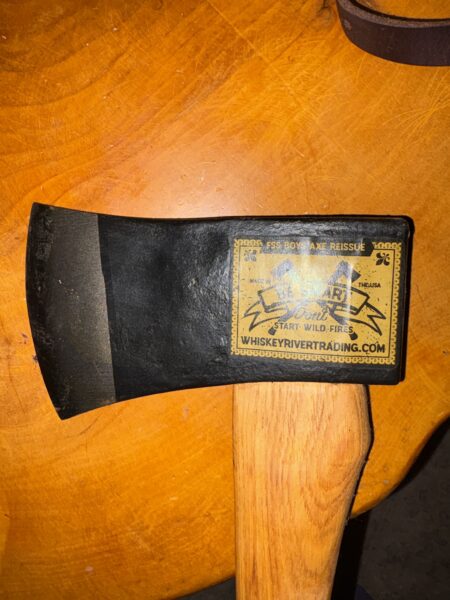 Council Tool Forest Service reissue 2020 Original Paper Label, Deluxe leather sheath w/Shoulder Strap
